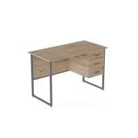 Компьютерный стол Ferrum-decor Гарри 75x120x60 серый ДСП Дуб Сан-Марино 16мм