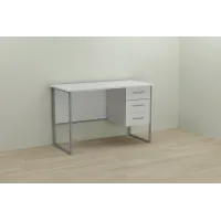 Комп'ютерний стіл Ferrum-decor Гаррі 75x140x60 сірий ДСП Біле 16мм Комп'ютерний стіл Ferrum-decor Гаррі 75x140x60 сірий ДСП Біле 16мм