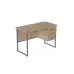 Компьютерный стол Ferrum-decor Гарри 75x120x70 серый ДСП Дуб Сан-Марино 16мм