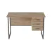 Компьютерный стол Ferrum-decor Гарри 75x120x70 серый ДСП Дуб Сан-Марино 32мм