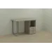 Комп'ютерний стіл Ferrum-decor Отто 75x140x70 сірий ДСП Дуб Сонома 32мм