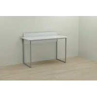 Комп'ютерний стіл Ferrum-decor Скай 75x100x60 сірий ДСП Біле 16мм Комп'ютерний стіл Ferrum-decor Скай 75x100x60 сірий ДСП Біле 16мм