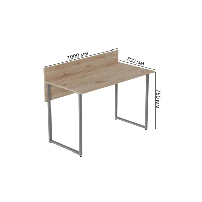 Комп'ютерний стіл Ferrum-decor Скай 75x100x70 сірий ДСП Дуб Сан-Маріно 16мм Комп'ютерний стіл Ferrum-decor Скай 75x100x70 сірий ДСП Дуб Сан-Маріно 16мм