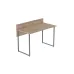 Комп'ютерний стіл Ferrum-decor Скай 75x100x70 сірий ДСП Дуб Сан-Маріно 16мм