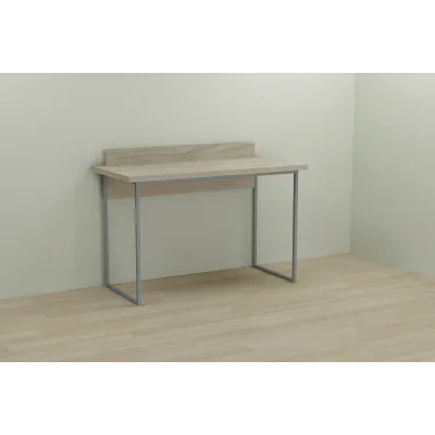 Компьютерный стол Ferrum-decor Скай 75x100x70 серый ДСП Дуб Сонома 32мм Компьютерный стол Ferrum-decor Скай 75x100x70 серый ДСП Дуб Сонома 32мм