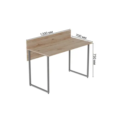 Комп'ютерний стіл Ferrum-decor Скай 75x120x70 сірий ДСП Дуб Сан-Маріно 16мм Комп'ютерний стіл Ferrum-decor Скай 75x120x70 сірий ДСП Дуб Сан-Маріно 16мм