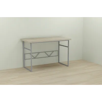 Комп'ютерний стіл Ferrum-decor Райан 75x100x60 сірий ДСП Дуб Сонома 32мм