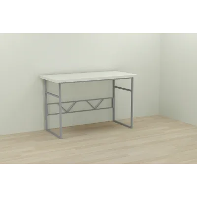 Комп'ютерний стіл Ferrum-decor Раян 75x120x60 сірий ДСП Біле 32мм