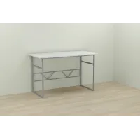 Комп'ютерний стіл Ferrum-decor Раян 75x140x60 сірий ДСП Біле 16мм Комп'ютерний стіл Ferrum-decor Раян 75x140x60 сірий ДСП Біле 16мм