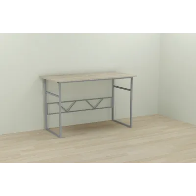 Комп'ютерний стіл Ferrum-decor Райан 75x120x70 сірий ДСП Дуб Сонома 16мм