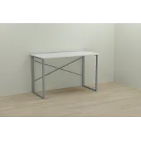Комп'ютерний стіл Ferrum-decor Дейв 75x100x60 сірий ДСП Біле 16мм Комп'ютерний стіл Ferrum-decor Дейв 75x100x60 сірий ДСП Біле 16мм