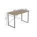 Компьютерный стол Ferrum-decor Дейв 75x100x60 серый ДСП Дуб Сан-Марино 32мм