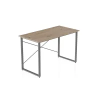 Комп'ютерний стіл Ferrum-decor Дейв 75x100x60 сірий ДСП Дуб Сан-Маріно 32мм