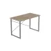 Компьютерный стол Ferrum-decor Дейв 75x100x60 серый ДСП Дуб Сан-Марино 32мм