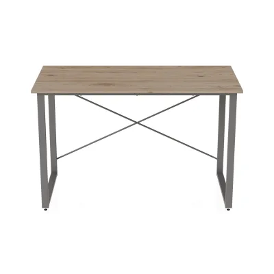 Компьютерный стол Ferrum-decor Дейв 75x140x60 серый ДСП Дуб Сан-Марино 32мм Компьютерный стол Ferrum-decor Дейв 75x140x60 серый ДСП Дуб Сан-Марино 32мм