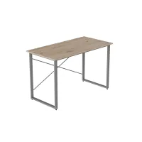Компьютерный стол Ferrum-decor Дейв 75x100x70 серый ДСП Дуб Сан-Марино 16мм