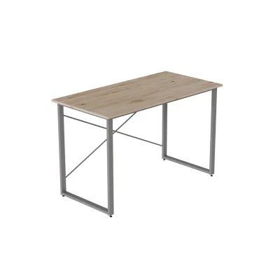 Компьютерный стол Ferrum-decor Дейв 75x140x70 серый ДСП Дуб Сан-Марино 32мм