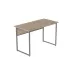 Комп'ютерний стіл Ferrum-decor Коді 75x100x60 сірий ДСП Дуб Сан-Маріно 32мм