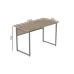 Комп'ютерний стіл Ferrum-decor Коді 75x100x70 сірий ДСП Дуб Сан-Маріно 16мм