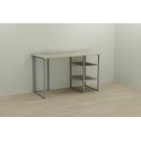 Комп'ютерний стіл Ferrum-decor Кевін 75x120x60 сірий ДСП Дуб Сонома 16мм