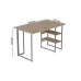 Компьютерный стол Ferrum-decor Кевин 75x100x70 серый ДСП Дуб Сан-Марино 32мм