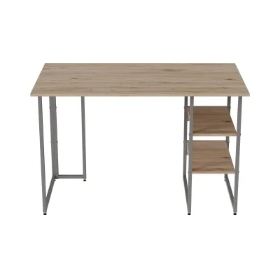 Комп'ютерний стіл Ferrum-decor Кевін 75x120x70 сірий ДСП Дуб Сан-Маріно 32мм