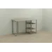 Комп'ютерний стіл Ferrum-decor Кевін 75x140x70 сірий ДСП Дуб Сонома 32мм