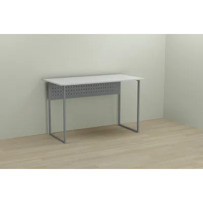 Комп'ютерний стіл Ferrum-decor Майк 75x120x60 сірий ДСП Біле 16мм