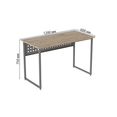 Комп'ютерний стіл Ferrum-decor Майк 75x120x60 сірий ДСП Дуб Сан-Маріно 16мм Комп'ютерний стіл Ferrum-decor Майк 75x120x60 сірий ДСП Дуб Сан-Маріно 16мм