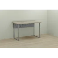 Комп'ютерний стіл Ferrum-decor Майк 75x100x70 сірий ДСП Дуб Сонома 32мм Комп'ютерний стіл Ferrum-decor Майк 75x100x70 сірий ДСП Дуб Сонома 32мм