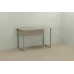 Комп'ютерний стіл Ferrum-decor Курт 75x100x60 сірий ДСП Дуб Сонома 16мм