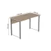 Комп'ютерний стіл Ferrum-decor Курт 75x120x70 сірий ДСП Дуб Сан-Маріно 32мм
