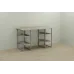 Компьютерный стол Ferrum-decor Карэн 75x120x60 серый ДСП Дуб Сонома 16мм