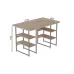 Компьютерный стол Ferrum-decor Карэн 75x120x60 серый ДСП Дуб Сан-Марино 32мм Компьютерный стол Ferrum-decor Карэн 75x120x60 серый ДСП Дуб Сан-Марино 32мм