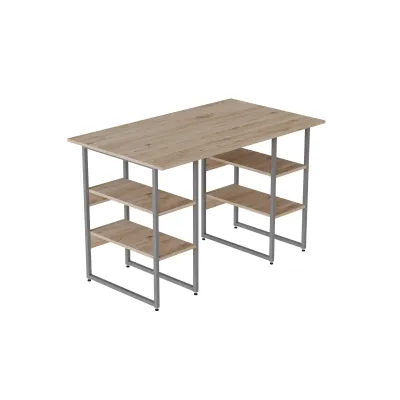Компьютерный стол Ferrum-decor Карэн 75x120x60 серый ДСП Дуб Сан-Марино 32мм Компьютерный стол Ferrum-decor Карэн 75x120x60 серый ДСП Дуб Сан-Марино 32мм