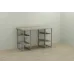 Компьютерный стол Ferrum-decor Тим 75x140x60 серый ДСП Дуб Сонома 32мм