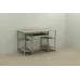 Комп'ютерний стіл Ferrum-decor Тім 75x120x70 сірий ДСП Дуб Сонома 16мм