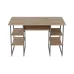 Компьютерный стол Ferrum-decor Тим 75x140x70 серый ДСП Дуб Сан-Марино 32мм