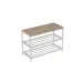 Банкетка универсальная Ferrum-decor Слайм 45x63x26 белый ДСП Дуб Сан-Марино 16мм (XK00008)