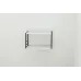 Книжная полка универсальная Ferrum-decor Стим 1 38x63x26 черный ДСП Белое 16мм (XK00019)