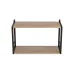 Книжная полка универсальная Ferrum-decor Стим 1 38x63x26 черный ДСП Дуб Сан-Марино 16мм (XK00020)