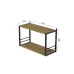 Книжная полка универсальная Ferrum-decor Стим 1 38x63x26 черный ДСП Дуб Артизан 16мм (XK00021)