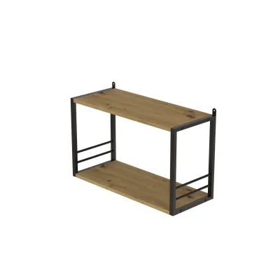 Книжная полка универсальная Ferrum-decor Стим 1 38x63x26 черный ДСП Дуб Артизан 16мм (XK00021) Книжная полка универсальная Ferrum-decor Стим 1 38x63x26 черный ДСП Дуб Артизан 16мм (XK00021)