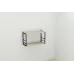 Книжная полка универсальная Ferrum-decor Стим 1 38x63x26 черный ДСП Дуб Сонома 16мм (XK00022)
