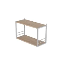 Книжкова полиця універсальна Ferrum-decor Стім 1 38x63x26 білий ДСП Дуб Сан-Маріно 16мм (XK00026) Книжкова полиця універсальна Ferrum-decor Стім 1 38x63x26 білий ДСП Дуб Сан-Маріно 16мм (XK00026)