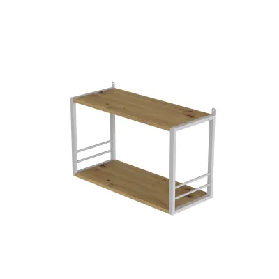 Книжная полка универсальная Ferrum-decor Стим 1 38x63x26 белый ДСП Дуб Артизан 16мм (XK00027) Книжная полка универсальная Ferrum-decor Стим 1 38x63x26 белый ДСП Дуб Артизан 16мм (XK00027)