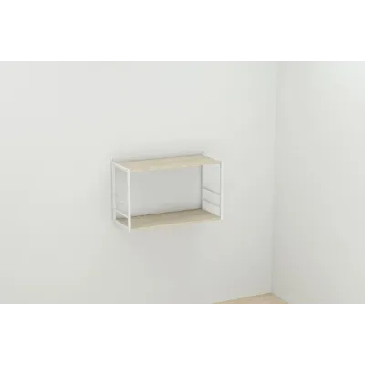 Книжная полка универсальная Ferrum-decor Стим 1 38x63x26 белый ДСП Дуб Сонома 16мм (XK00028) Книжная полка универсальная Ferrum-decor Стим 1 38x63x26 белый ДСП Дуб Сонома 16мм (XK00028)