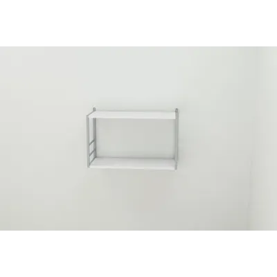 Книжная полка универсальная Ferrum-decor Стим 1 38x63x26 серый ДСП Белое 16мм (XK00031) Книжная полка универсальная Ferrum-decor Стим 1 38x63x26 серый ДСП Белое 16мм (XK00031)