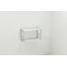 Книжная полка универсальная Ferrum-decor Стим 1 38x63x26 серый ДСП Белое 16мм (XK00031)