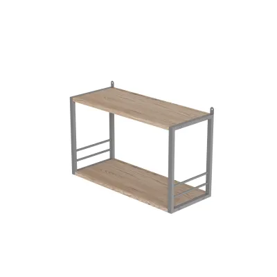 Книжная полка универсальная Ferrum-decor Стим 1 38x63x26 серый ДСП Дуб Сан-Марино 16мм (XK00032) Книжная полка универсальная Ferrum-decor Стим 1 38x63x26 серый ДСП Дуб Сан-Марино 16мм (XK00032)